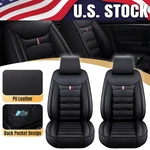 Front Pu Leather 2-SEAT Car Covers Cushion Pad Mat Kit For Honda Pilot. Fixed Price $69.98.