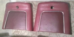1969 Cadillac Eldorado Front Strato Bench Seat Back Cover Pair (2) Red. Fixed Price $180.00.