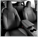 Maysoo For Tesla Model Seat Covers Black Nappa Leather 2017-2023. Fixed Price $164.34.