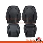 Fit 2015-21 Mercedes-benz C300 C350 W205 Front Bottom Top Leather Seat Cover Blk. Fixed Price $222.74.