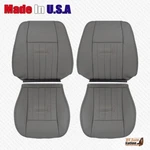 2005-2007 Fits Jeep Liberty Genuine Leather Front Seat Covers Light Slate Gray. Fixed Price $127.99.