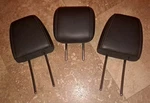 2014-2019 Ford Fiesta Rear Leather Folding Head Rest Set Of 3 Black 2015 2016. Fixed Price $93.93.