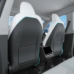 Topabyte Tesla Seat Back Protector Leather Mat Kids Organizer Cover 2P. Fixed Price $67.80.