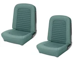 Front Bucket Seat Upholstery Turquoise 1966 Mustang Coupe, Convertible,fastback. Fixed Price $458.38.
