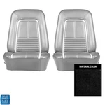 1967 Camaro Front Buckets Seat Covers Upholstery Black White / Deluxe Interior. Fixed Price $466.99.