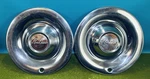 Pontiac Chieftain Streamliner Oem Stainless Wheel Covers (2) 1949 1950 Deluxe. Fixed Price $100.00.