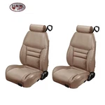 Saddle Front/rear Bucket Seat Upholstery For 1997-98 Mustang Gt, Cobra Cpe. Fixed Price $1357.52.