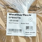 Weather Tech Bucket Seat Protector Tan SPB002TN For Trucks Cars Suvs Pet. Fixed Price $150.00.