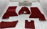 1956-57 Chevrolet Corvette Carpet Red Al Knoch Convertible Interior Floor Cover. Fixed Price $399.95.