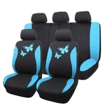 Flying Banner Car Seat Covers Set Front And Rear Split Embroidery Butterfly Mesh. Fixed Price $41.99.