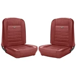 Tmi Premium Upholstery Pony Interior Mustang Coupe 65-66 Dark Red Front Buckets. Fixed Price $819.71.