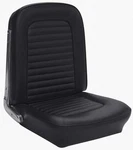 1965 Mustang Standard Front Buckets Vinyl Seat Upholstery Set; Black. Fixed Price $205.99.