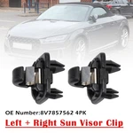 2X Sun Visor Clip 8V7857562 4PK For Audi A3 A5 Cabriolet Tt Roadster 2017-2019. Fixed Price $25.68.
