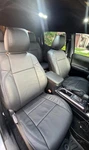 Clazzio Nappa Leather Black Seat Covers For 2020-2023 Toyota Tacoma Double Cab. Fixed Price $575.00.