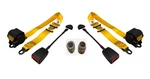 Point Yellow Seat Belts Pair For Porsche 911 912 914 356. Fixed Price $151.90.