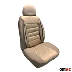 Omac Universal Semi Custom Front Car Seat Cover Protector Beige Polycotton. Fixed Price $59.99.