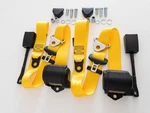 New Automatic 3-POINT Mercedes 113, Pagoda Seatbelt- Yellow. Fixed Price $165.00.