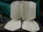 New Repo 1971-1972 Camaro Rear Standard Seat Covers White Ss Z/28 350 4-SPEED. Fixed Price $224.99.