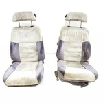 Pair Of Cloth Seat 2+0 Without Tracks Oem 1985 Nissan 300ZX. Fixed Price $87.50.