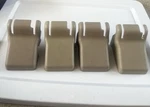 1998 - 2007 Lexus LX470 Land Cruiser 2ND Row Seat Track Cover Tan 4PC Set Oem. Fixed Price $39.99.