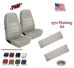 Front Bucket Seat Upholstery & Door Panel Set 1970 Mustang By Tmi, Any Color. Fixed Price $738.65.