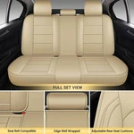 Aoog Black Faux Leather Car Back Seat Cover Universal Fit Protector Beige. Fixed Price $39.59.
