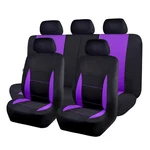 Flying Banner Universal Car Seat Covers Rear Split Purple Black Sporty Women. Fixed Price $29.99.