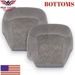 2000 2001 2002 Chevy Silverado LS-Z71 Light Gray Fabric Front Bottom Seat Covers. Fixed Price $282.28.