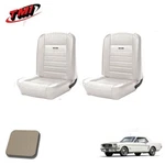Tmi Deluxe Pony Seat Upholstery Ford Mustang Front Only - White. Fixed Price $539.67.