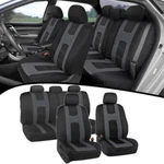 Seat Covers For Car Suv Van New Rome Design Poly Extra Padding Charcoal Fit Set. Fixed Price $33.90.