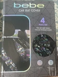 Bebe Car Seat Covers 4 Piece Set New Iridescent Cheetah Color. Fixed Price $30.00.