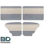 1956-64 Vw Bug, Oem Door & Quarter Panel Kit Sedan Putty Grey Off White. Fixed Price $545.95.