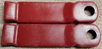 Pair 1987-1992 Cadillac Allante Maroon Seat Belt Receptacle Covers Sheath. Fixed Price $65.00.