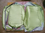 Nos Gm 1969 Camaro Medium Green Seat Covers Standard Buckets & Rear Convertible. Fixed Price $250.00.