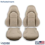 1997-2004 For Chevy Corvette C5 Leatherette Perf Front Side Seat Covers Oak. Fixed Price $659.00.
