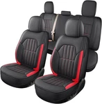 For Dodge Ram 1500 2002-2023 2500 3500 Pickup Pu Car Seat Cover Full Set Red. Fixed Price $103.25.