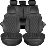 Lingvido Car Seat Covers Premium Nappa Leather Full Set For Front & Rear. Fixed Price $154.99.