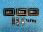 Mercedes G55 Amg Child Seat Mounting Cover W/holder & Bolts 6PC Set 2009 Oem. Fixed Price $90.00.