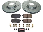 For 2024 Hyundai Elantra Brake Pad And Rotor Kit Front Power Stop 53752NCFM. Fixed Price $195.05.
