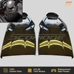 Scopione Carbon Fiber Seat Covers Back Panels Trim Set For Lamborghini Aventador. Fixed Price $3200.00.