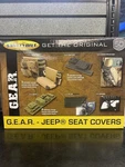 Jeep Seat Covers 1976-2016 Coyote Tan. Fixed Price $70.00.