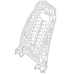Genuine Oem Mercedes Benz Front Left Right Seat Backrest Frame 000-910-13-03. Fixed Price $299.00.