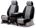 Coverking CSCF14NS10252 Seat Covers Neoprene Row Black & Medium Gray. Fixed Price $275.00.