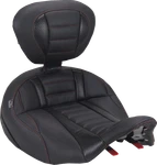 Mustang Deluxe Touring Solo Seat - With Driver's Backrest American Beauty. Fixed Price $770.00.