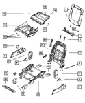 Genuine Mopar Seat Shield Right Inboard 1UK85GT5AA. Fixed Price $21.40.