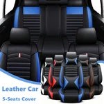 Leather Seat Covers For Toyota Tacoma Front Rear Full Set 5 Protector. Fixed Price $89.89.