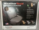 Weathertech Bucket Seat Protector In Charcoal Color, SPB002CHBX, New Box. Fixed Price $120.00.
