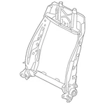 Genuine Volkswagen Seat Back Frame 5C5-881-045-B. Fixed Price $686.60.