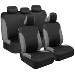 Bdk Ultrasleek Gray Seat Covers For Cars, Two-tone Front With Mat.... Fixed Price $45.00.
