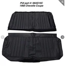 Pui 68AS10C 1968 Chevelle Coupe Bench Seat Cover Black. Fixed Price $199.00.